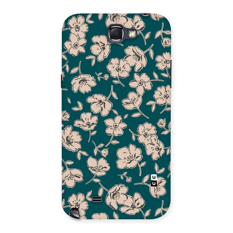 Beauty Green Bloom Back Case for Galaxy Note 2