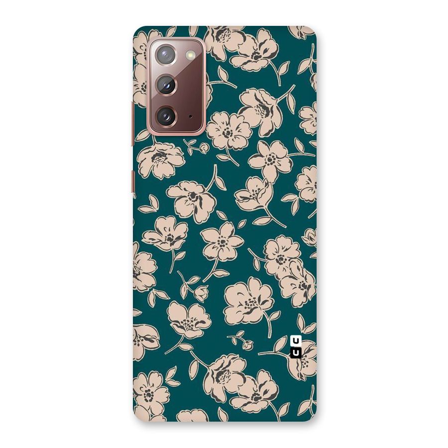 Beauty Green Bloom Back Case for Galaxy Note 20