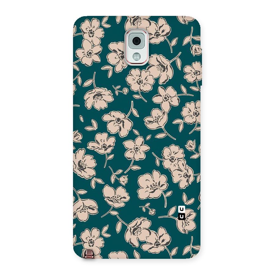 Beauty Green Bloom Back Case for Galaxy Note 3