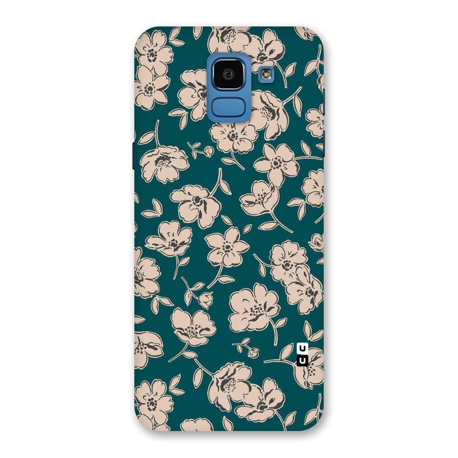 Beauty Green Bloom Back Case for Galaxy On6