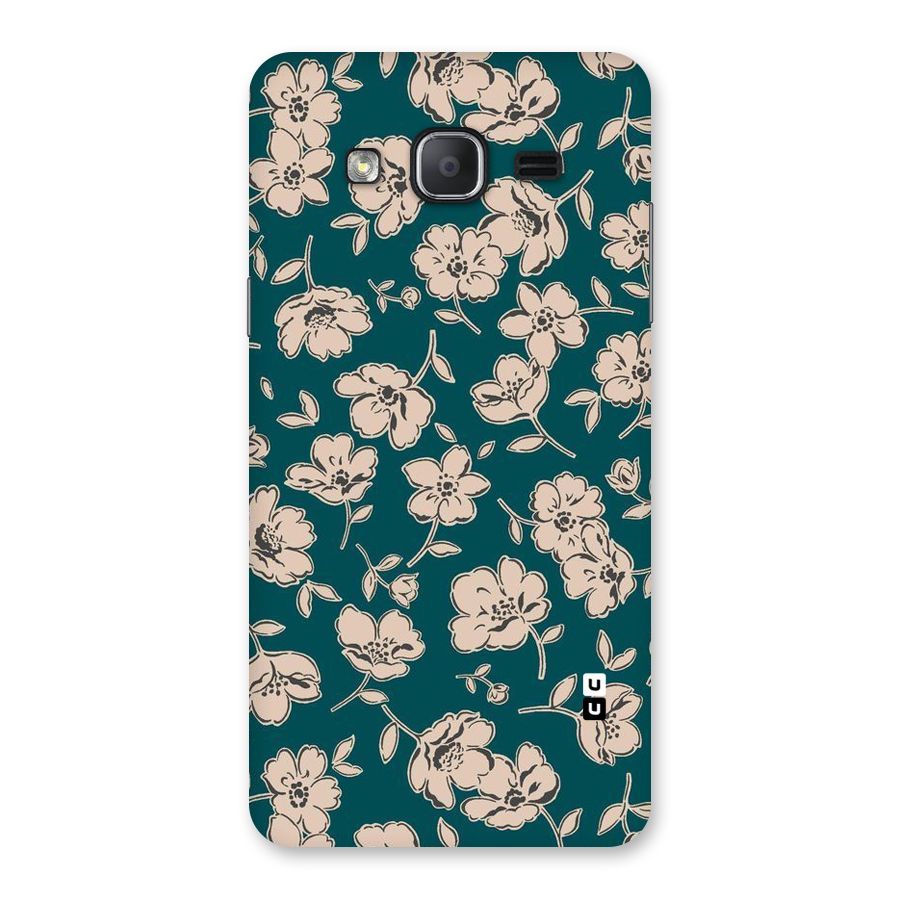 Beauty Green Bloom Back Case for Galaxy On7 2015