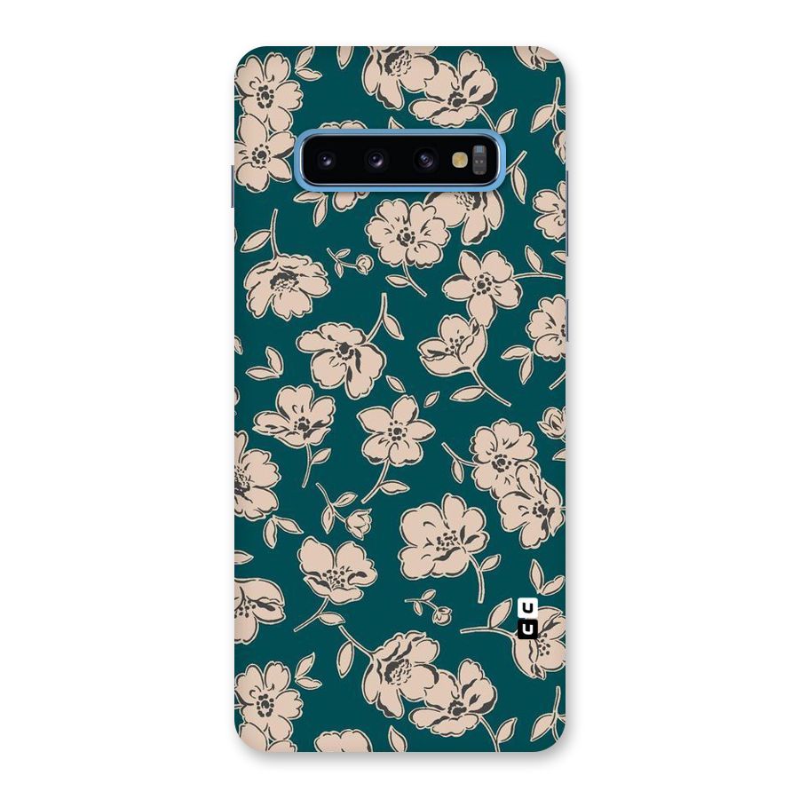 Beauty Green Bloom Back Case for Galaxy S10 Plus