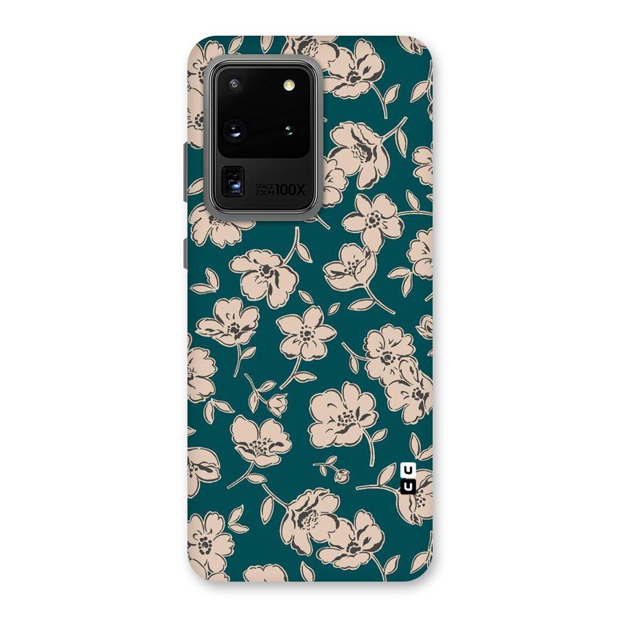 Beauty Green Bloom Back Case for Galaxy S20 Ultra