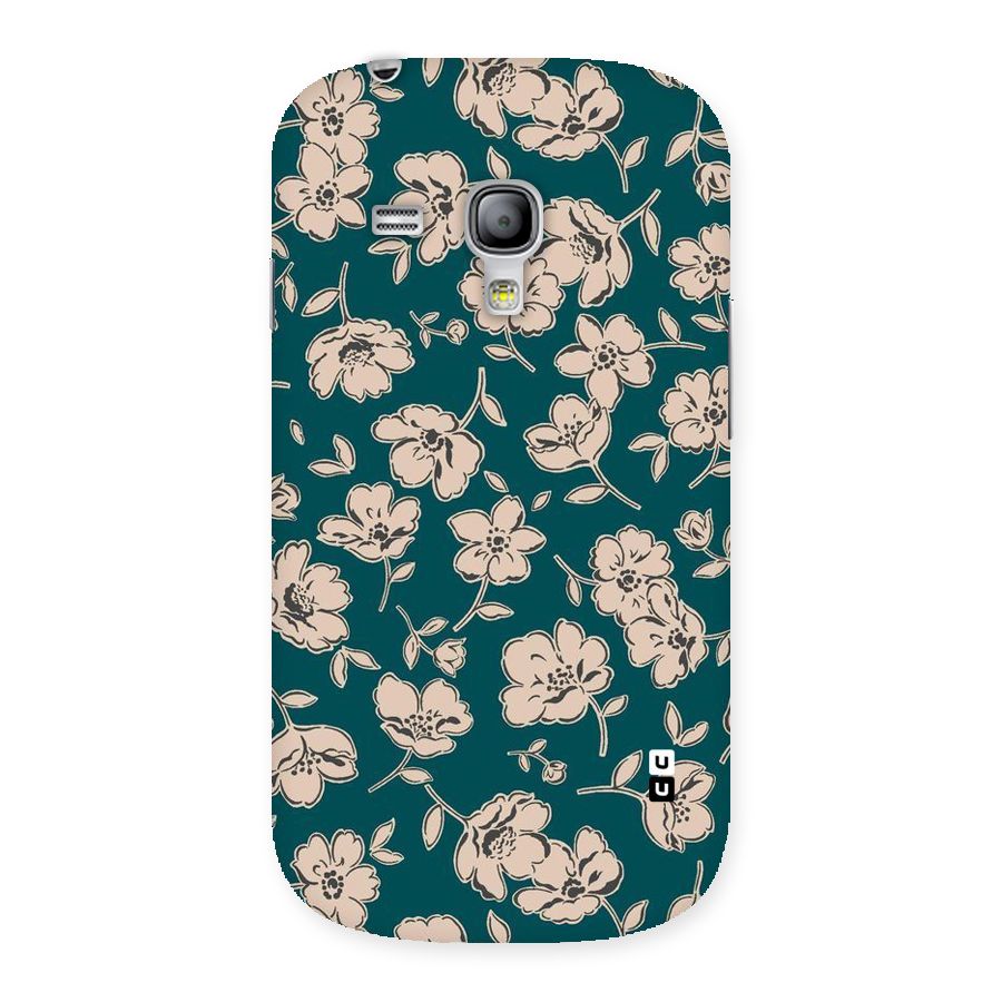 Beauty Green Bloom Back Case for Galaxy S3 Mini
