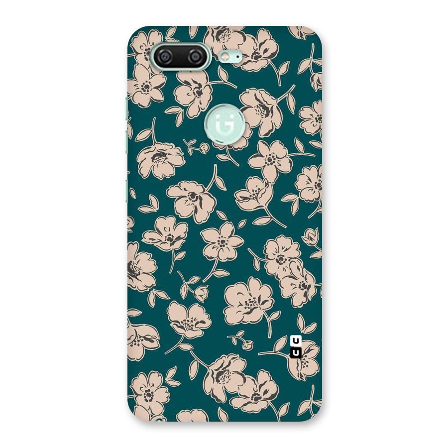 Beauty Green Bloom Back Case for Gionee S10