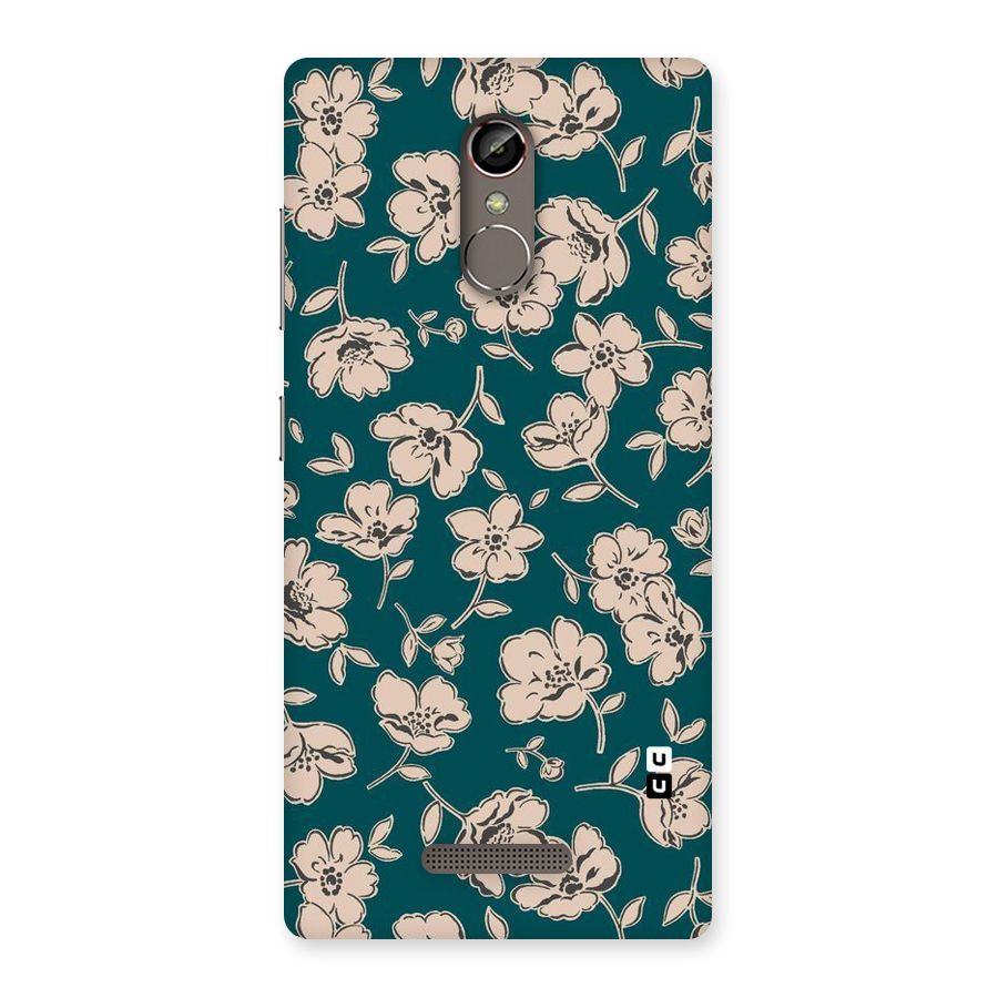 Beauty Green Bloom Back Case for Gionee S6s