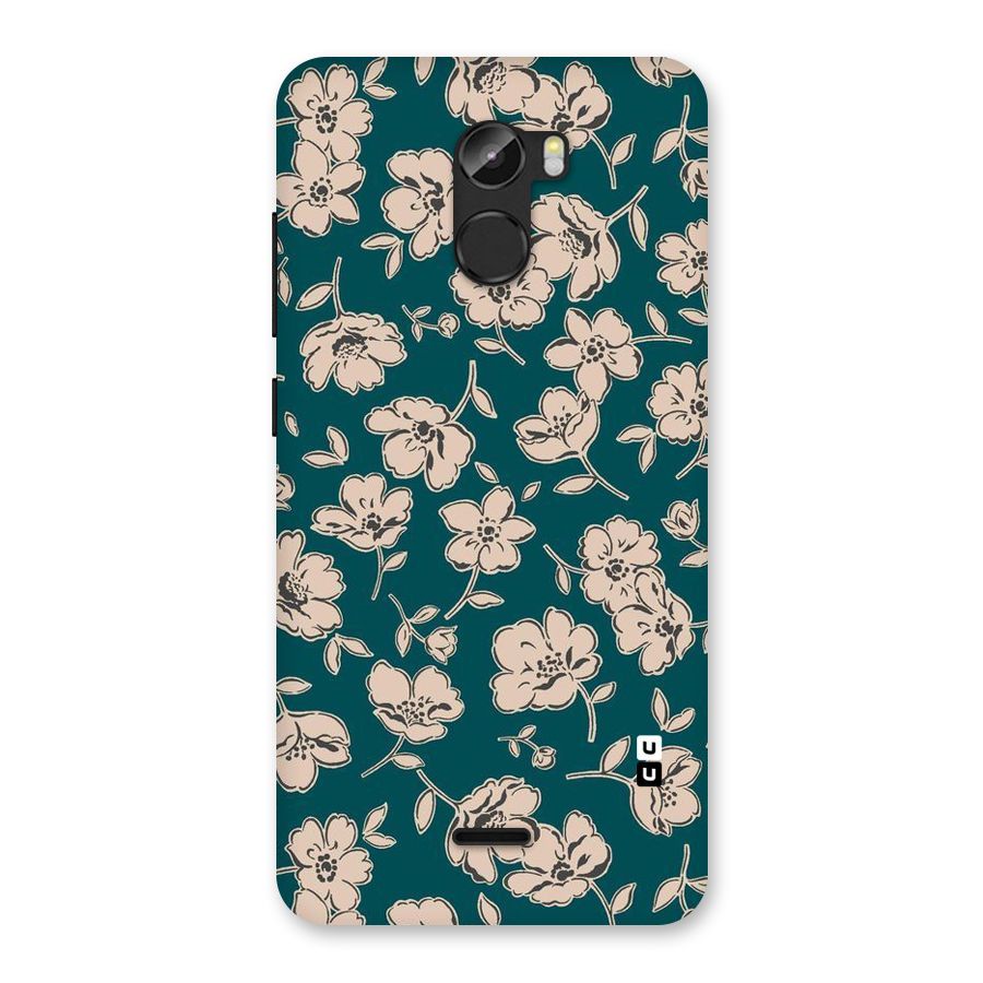 Beauty Green Bloom Back Case for Gionee X1