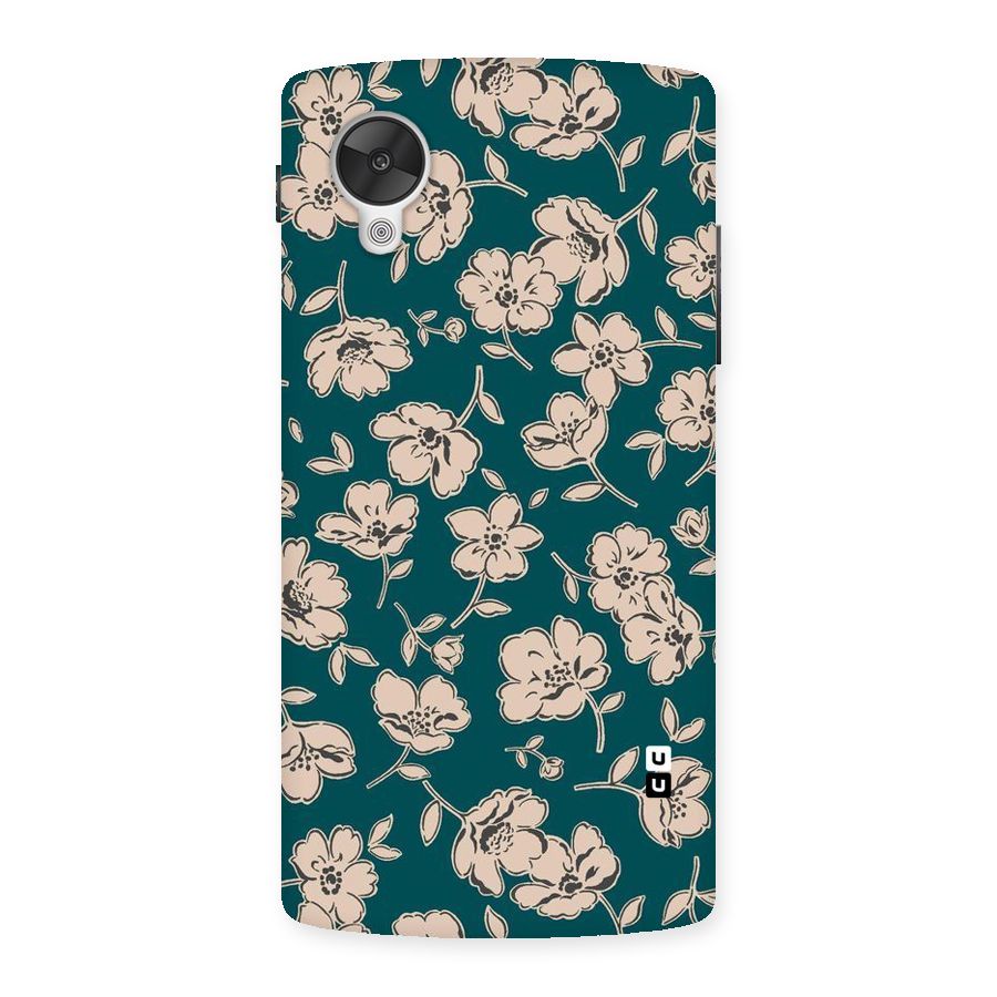 Beauty Green Bloom Back Case for Google Nexsus 5