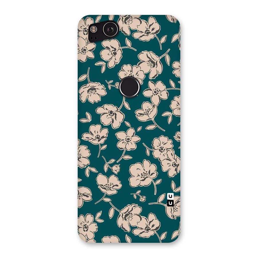 Beauty Green Bloom Back Case for Google Pixel 2