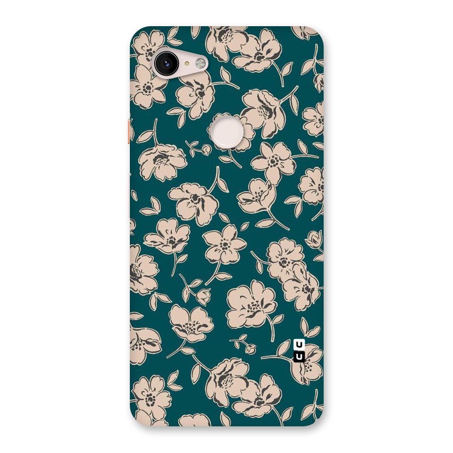 Beauty Green Bloom Back Case for Google Pixel 3 XL