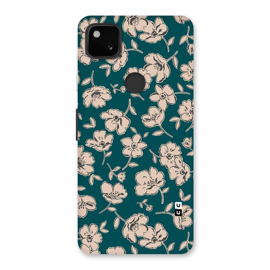 Beauty Green Bloom Back Case for Google Pixel 4a