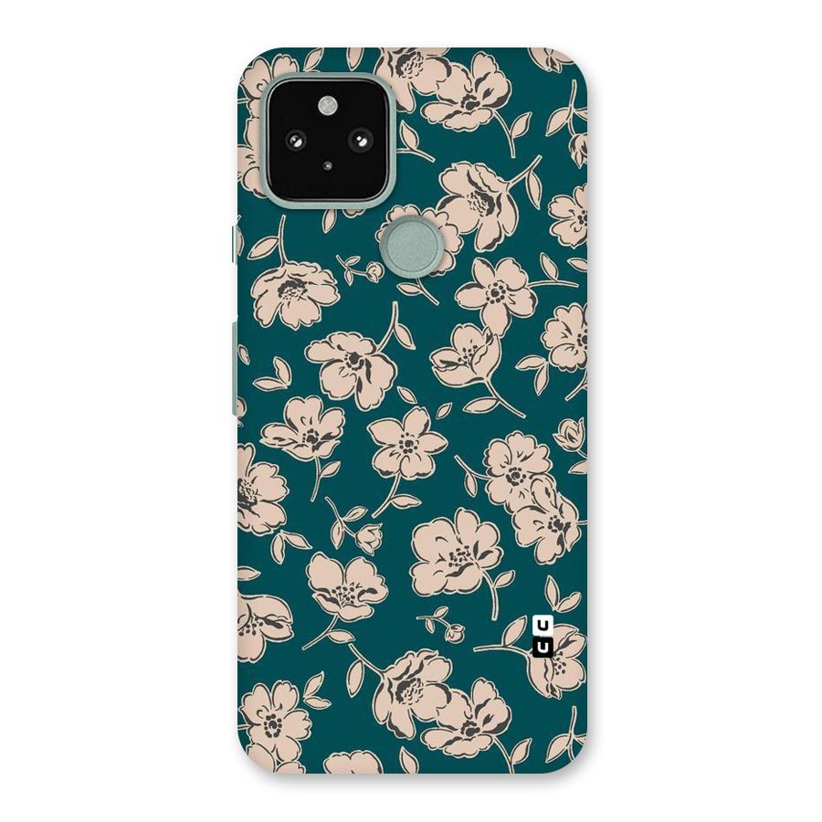 Beauty Green Bloom Back Case for Google Pixel 5