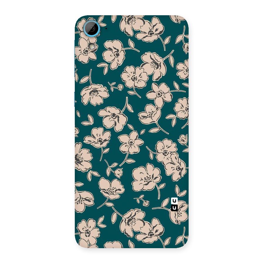 Beauty Green Bloom Back Case for HTC Desire 826