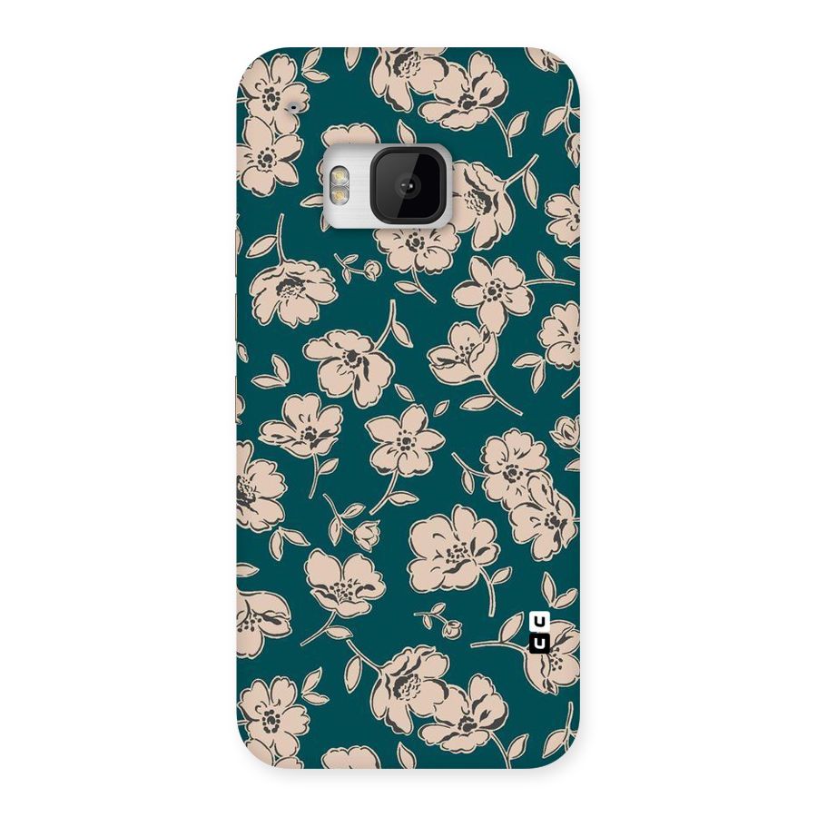 Beauty Green Bloom Back Case for HTC One M9