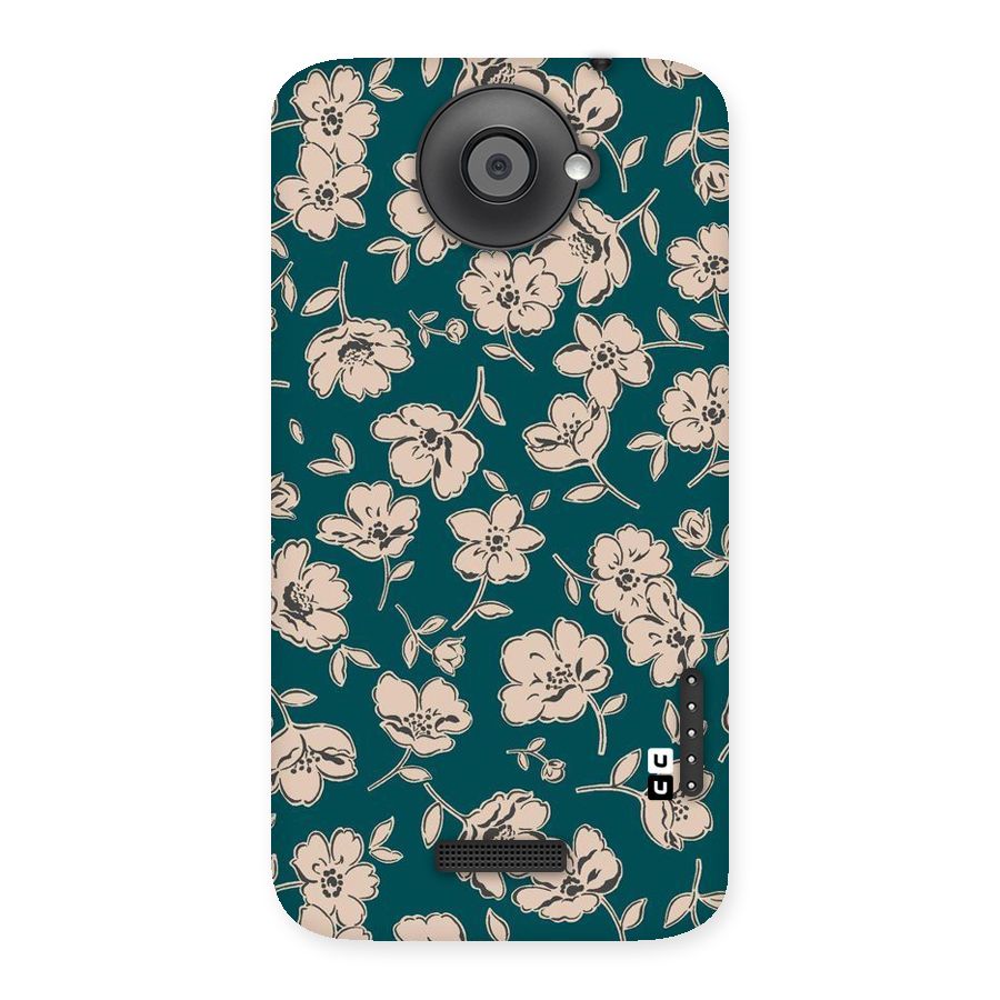 Beauty Green Bloom Back Case for HTC One X