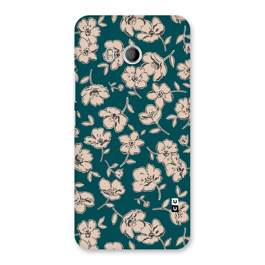 Beauty Green Bloom Back Case for HTC U11