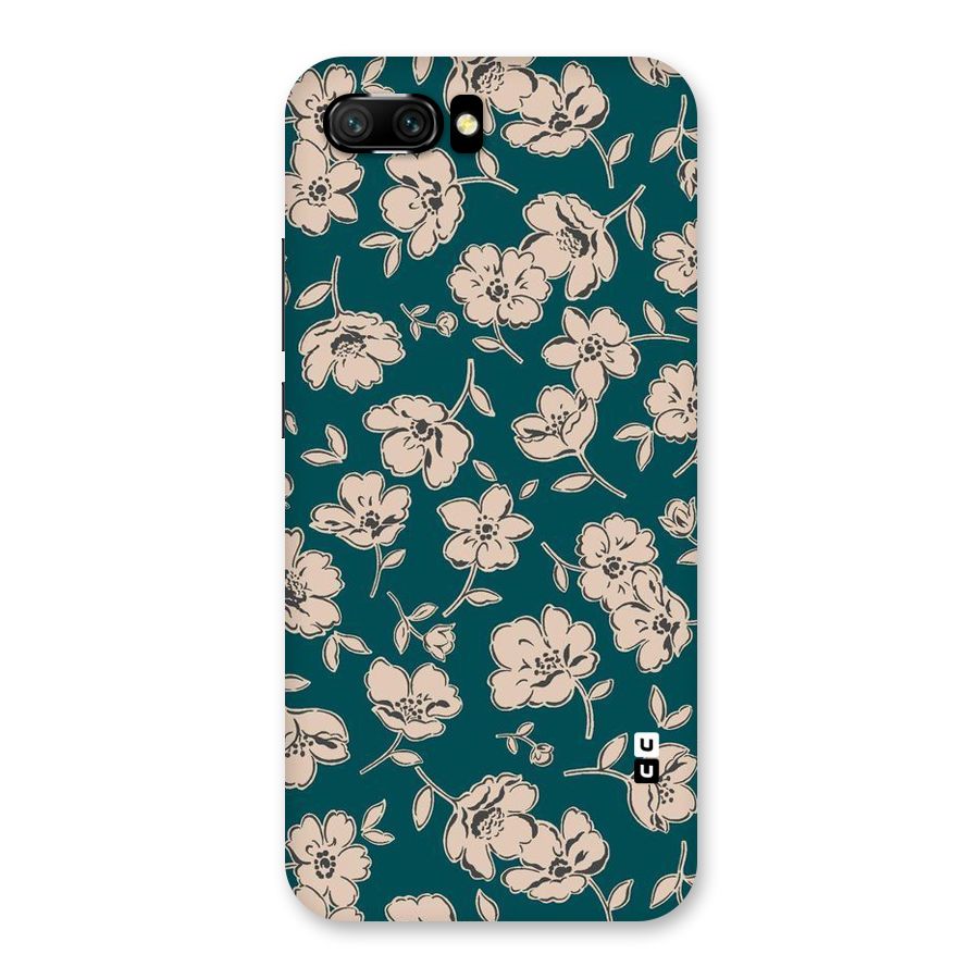 Beauty Green Bloom Back Case for Honor 10