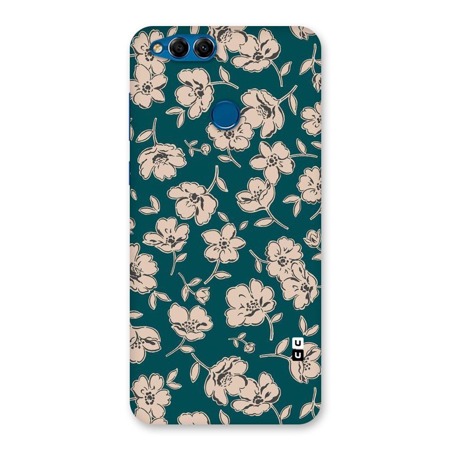 Beauty Green Bloom Back Case for Honor 7X