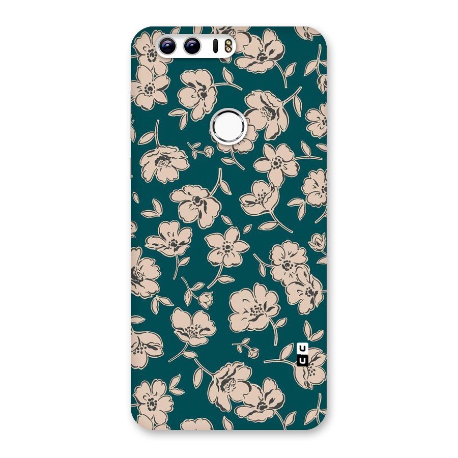 Beauty Green Bloom Back Case for Honor 8