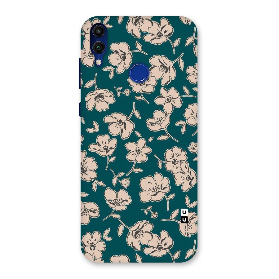 Beauty Green Bloom Back Case for Honor 8C