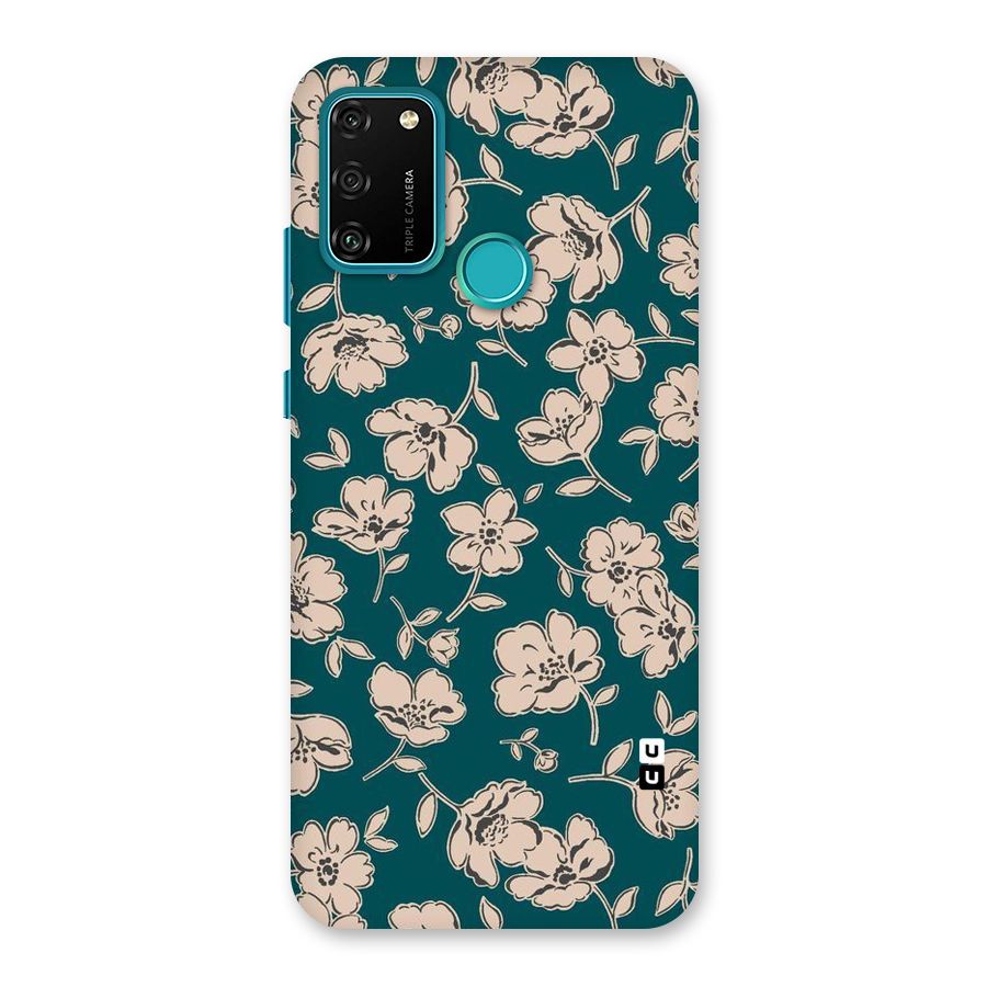 Beauty Green Bloom Back Case for Honor 9A