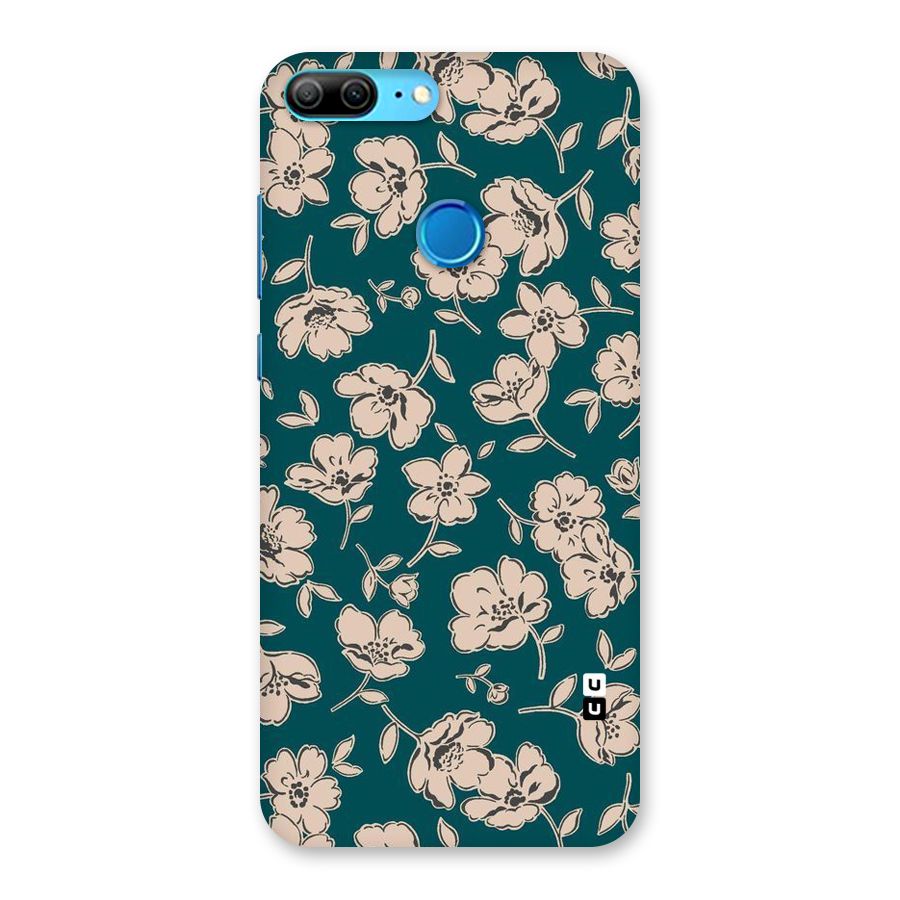 Beauty Green Bloom Back Case for Honor 9 Lite