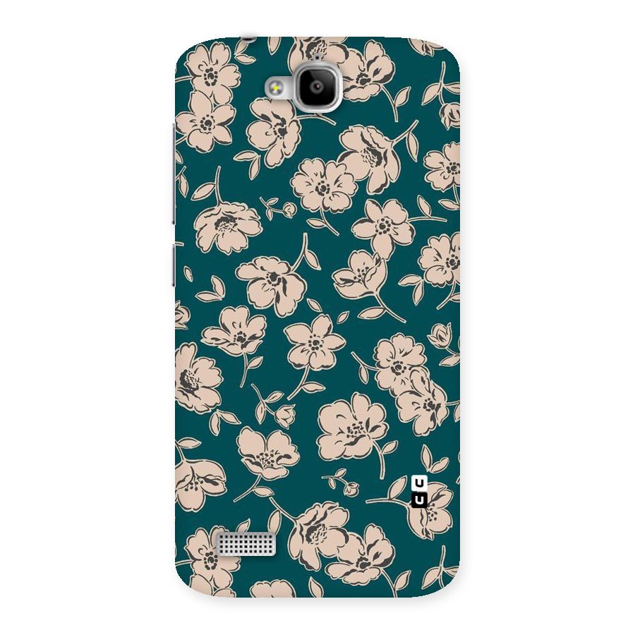 Beauty Green Bloom Back Case for Honor Holly