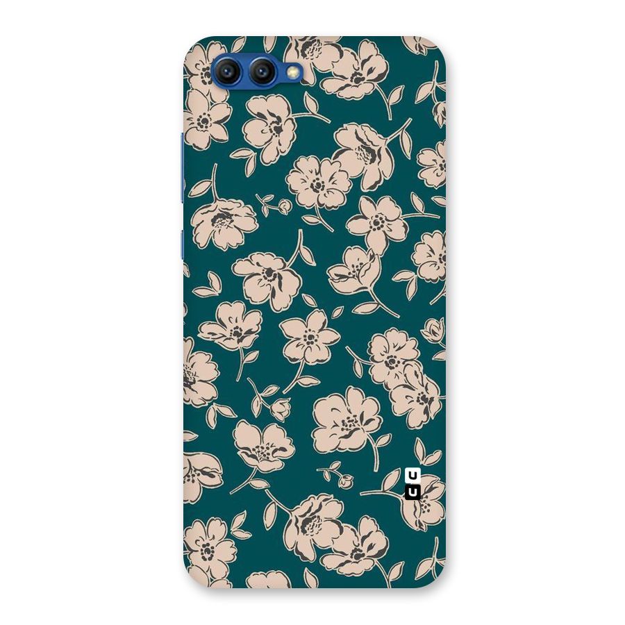 Beauty Green Bloom Back Case for Honor View 10