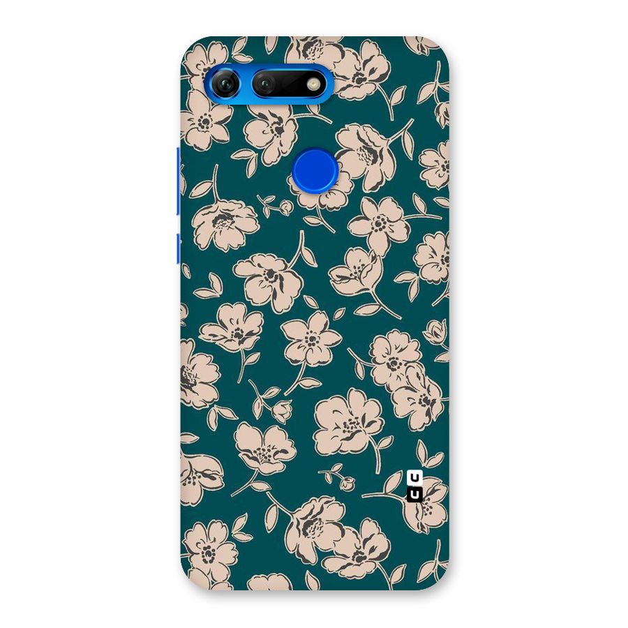 Beauty Green Bloom Back Case for Honor View 20