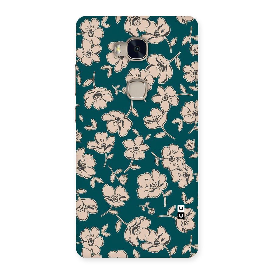 Beauty Green Bloom Back Case for Huawei Honor 5X