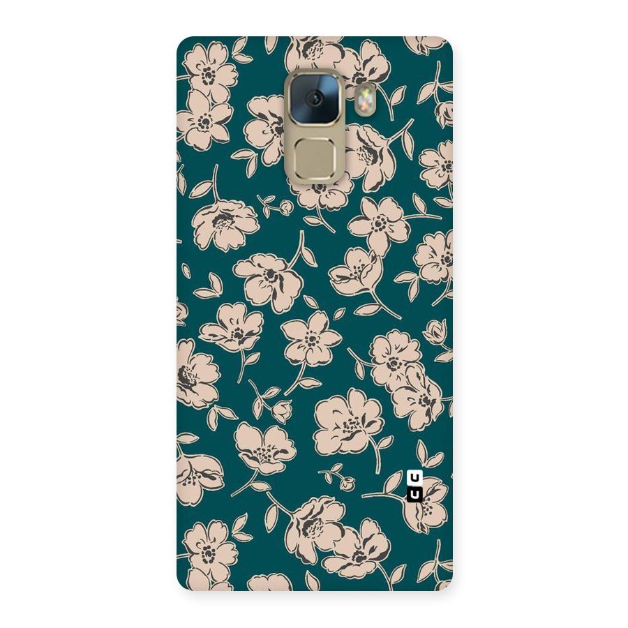 Beauty Green Bloom Back Case for Huawei Honor 7