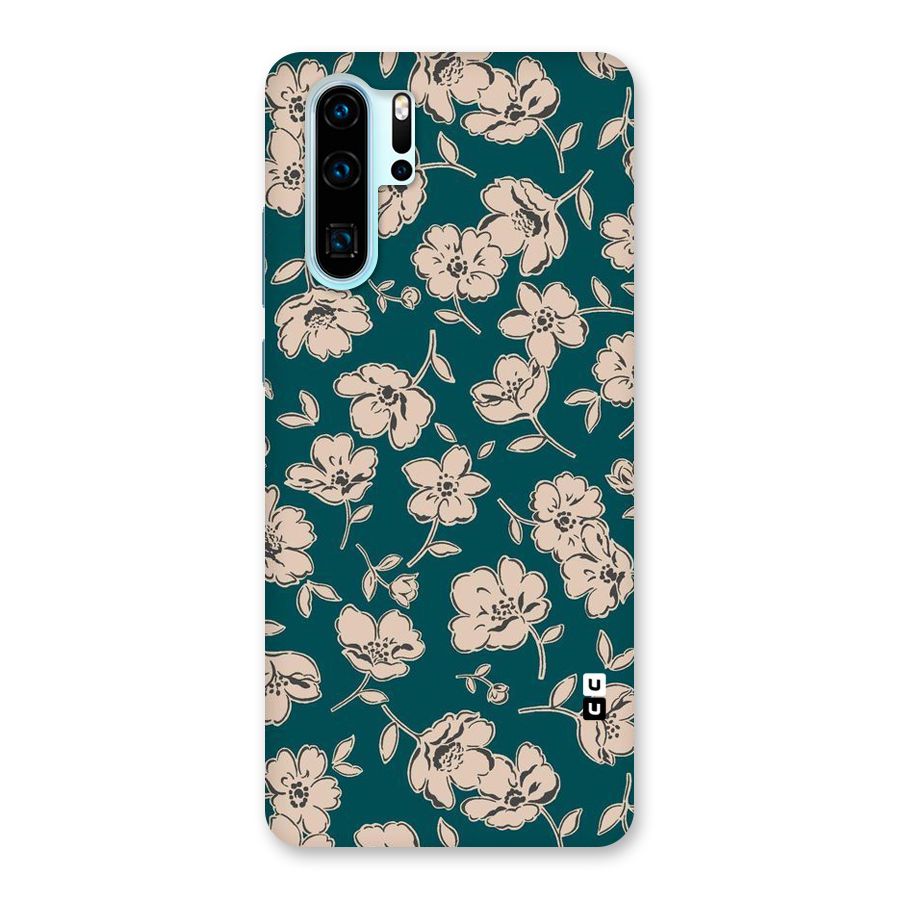 Beauty Green Bloom Back Case for Huawei P30 Pro