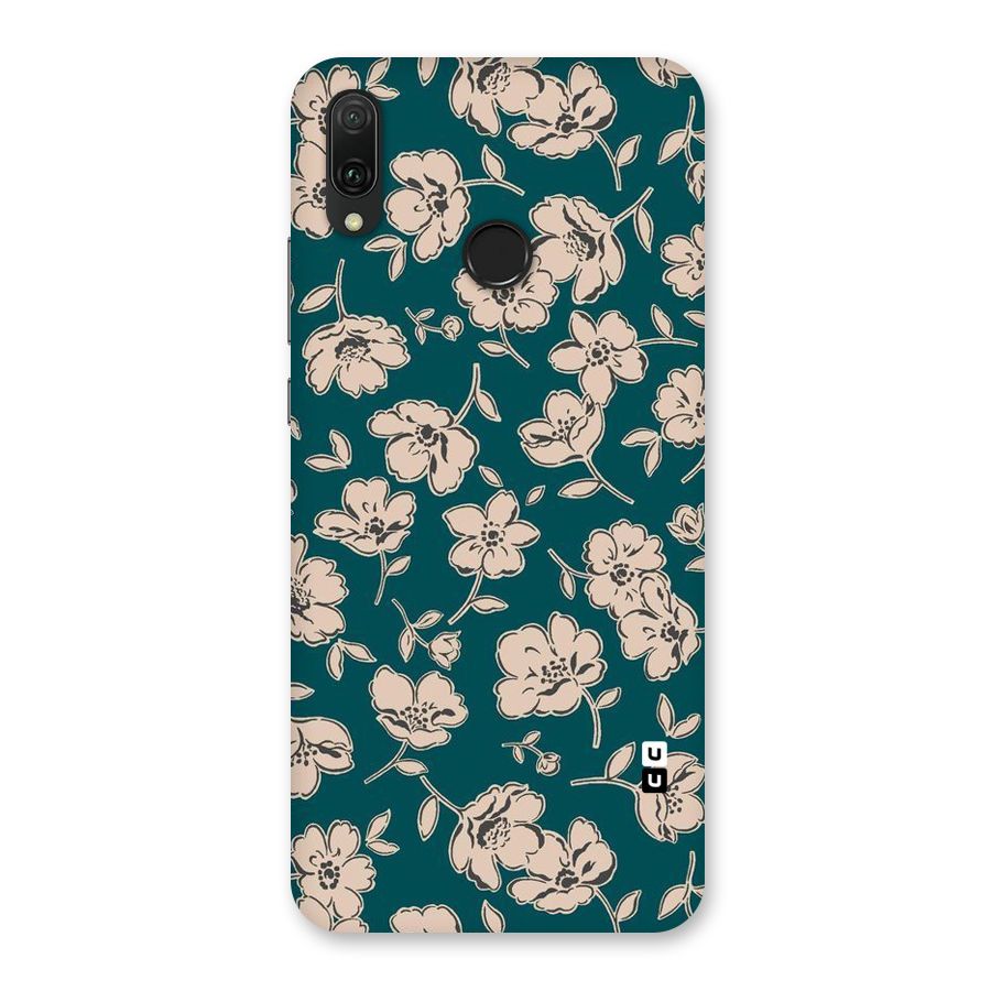 Beauty Green Bloom Back Case for Huawei Y9 (2019)