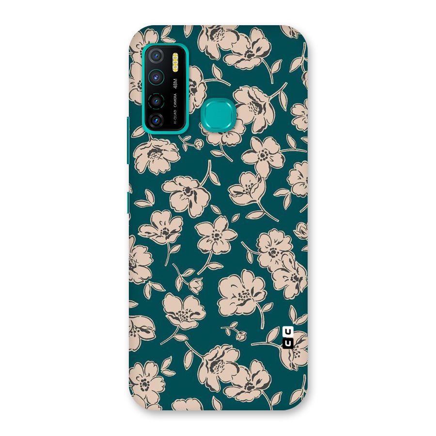 Beauty Green Bloom Back Case for Infinix Hot 9 Pro