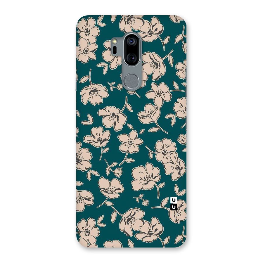 Beauty Green Bloom Back Case for LG G7