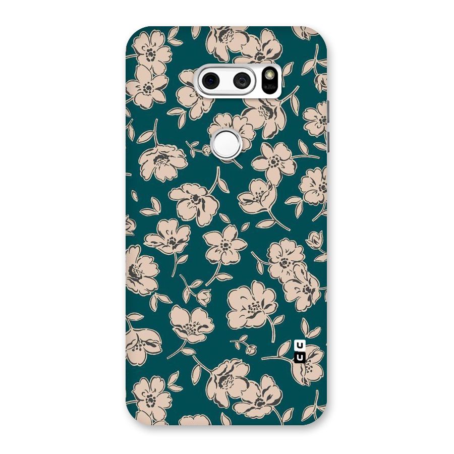 Beauty Green Bloom Back Case for LG V30