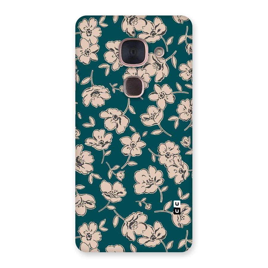Beauty Green Bloom Back Case for Le Max 2
