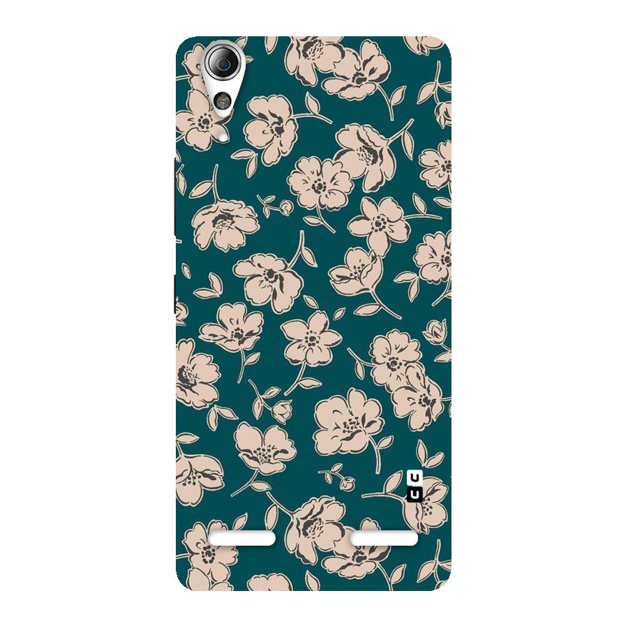 Beauty Green Bloom Back Case for Lenovo A6000 Plus