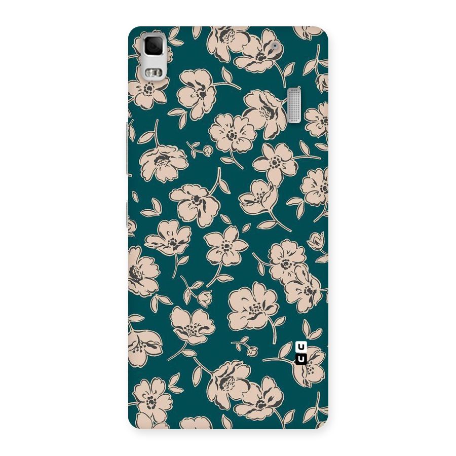 Beauty Green Bloom Back Case for Lenovo A7000
