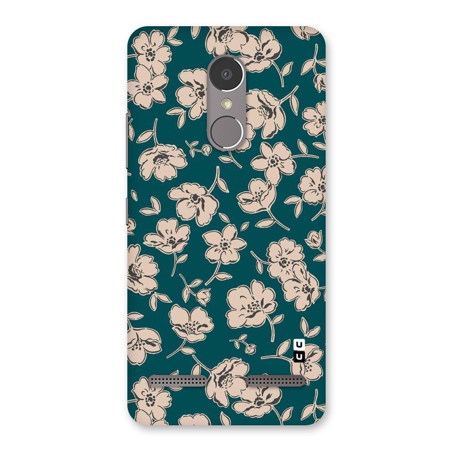 Beauty Green Bloom Back Case for Lenovo K6