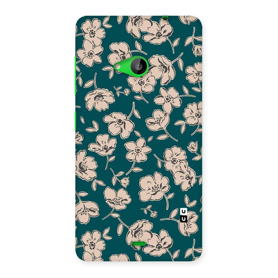 Beauty Green Bloom Back Case for Lumia 535