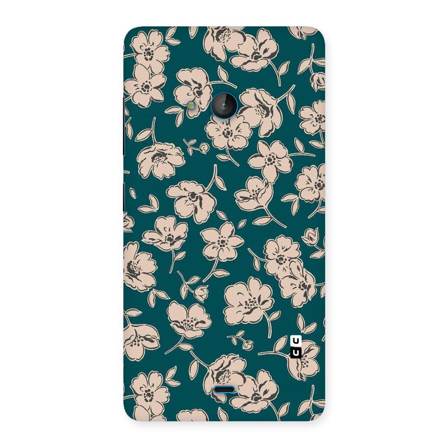 Beauty Green Bloom Back Case for Lumia 540