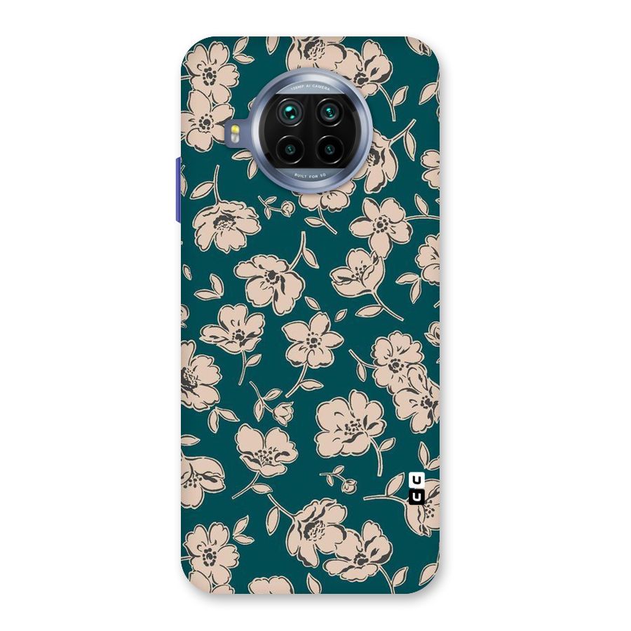 Beauty Green Bloom Back Case for Mi 10i