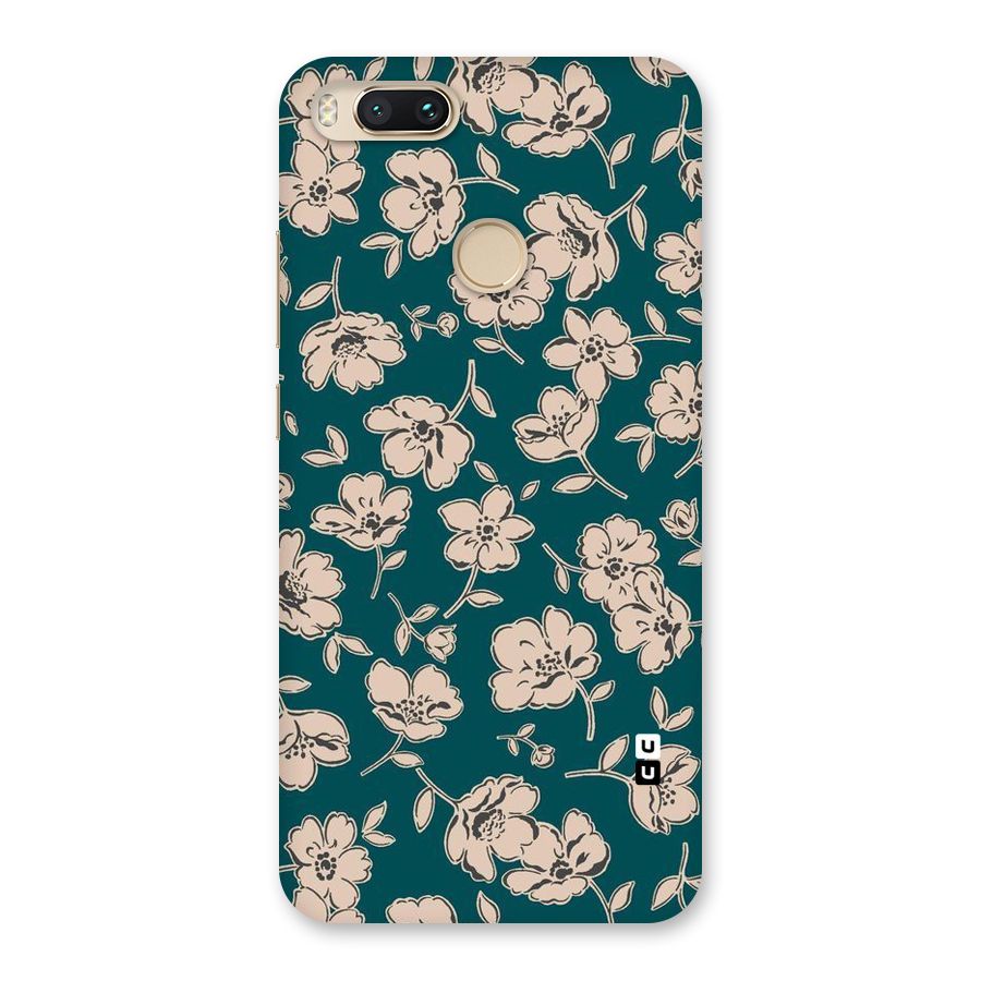Beauty Green Bloom Back Case for Mi A1