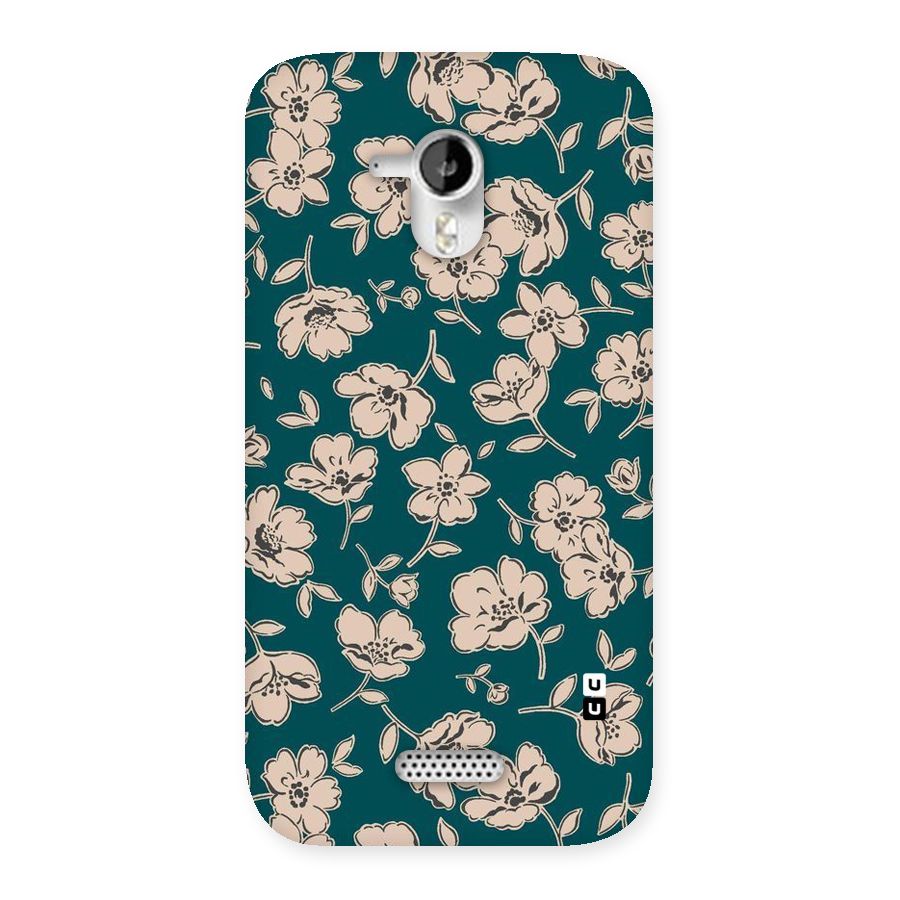 Beauty Green Bloom Back Case for Micromax Canvas HD A116