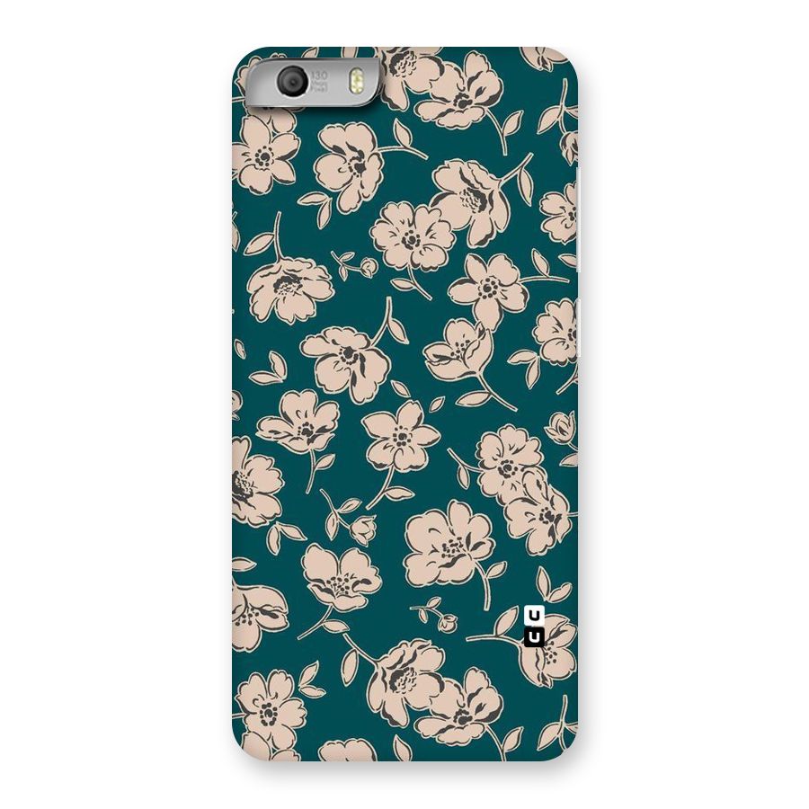 Beauty Green Bloom Back Case for Micromax Canvas Knight 2