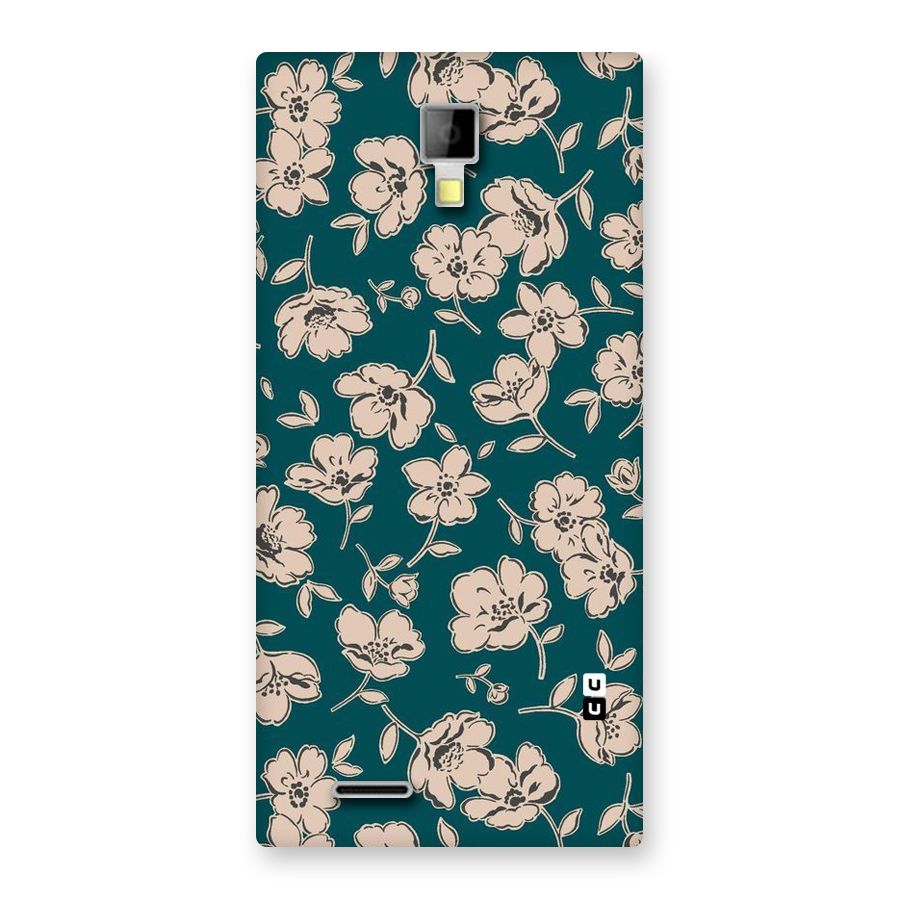 Beauty Green Bloom Back Case for Micromax Canvas Xpress A99