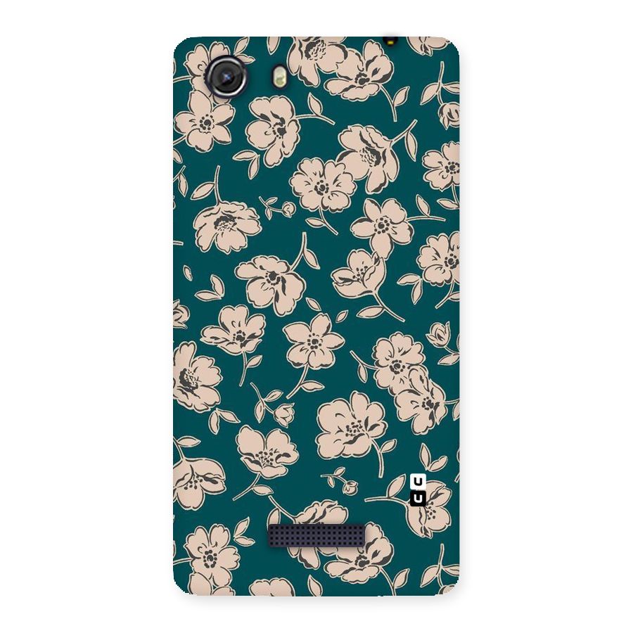 Beauty Green Bloom Back Case for Micromax Unite 3
