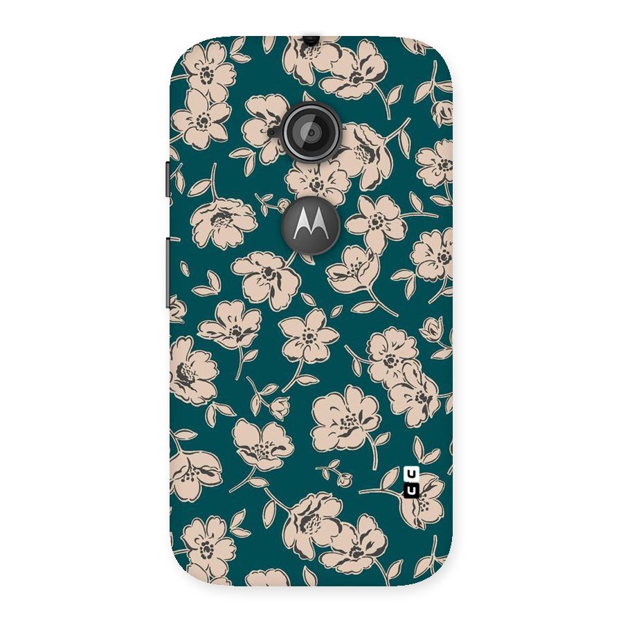 Beauty Green Bloom Back Case for Moto E 2nd Gen