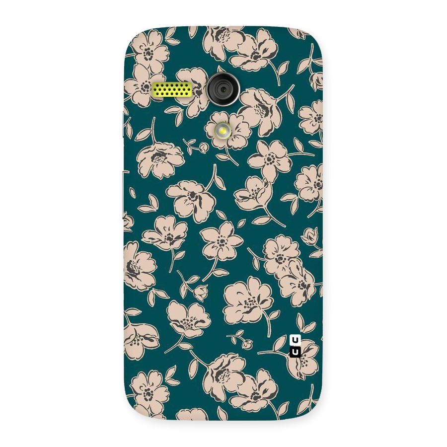 Beauty Green Bloom Back Case for Moto G